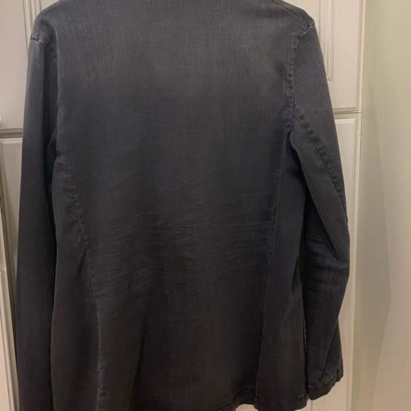 Frank & Eileen Gray Performance Jacket with Tailored Fit and Notched Lapels - Picture 3 of 5